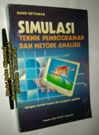 Simulasi: Teknik pemrograman dan metode analisis