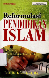 REFORMULASI PENDIDIKAN ISLAM