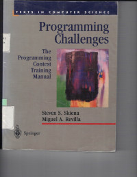 TEXTS IN COMPUTER SCIENCE : PROGRAMMING CHALLENGES