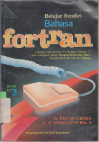 Belajar sendiri bahasa fortran