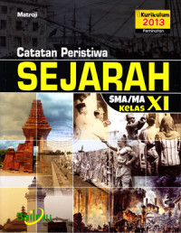 CATATAN PERISTIWA SEJARAH SMA/MA KELAS XI (KURIKULUM 2013 PEMINATAN)