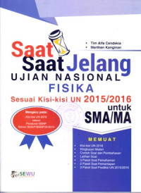 SAAT-SAAT JELANG UJIAN NASIONAL FISIKA SMA/MA 2015/2016