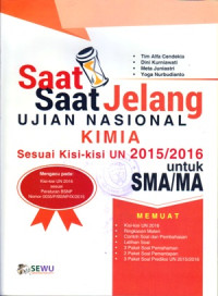 SAAT-SAAT JELANG UJIAN NASIONAL KIMIA SMA/MA 2015/2016