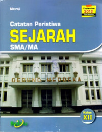 CATATAN PERISTIWA SEJARAH SMA/MA KELAS XII (KURIKULUM 2013 PEMINATAN)