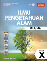 ILMU PENGETAHUAN ALAM SMA/MA KELAS X KURIKULUM MERDEKA