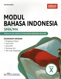 MODUL BAHASA INDONESIA SMA/MA KELAS X KURIKULUM MERDEKA