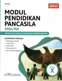 MODUL PENDIDIKAN PANCASILA SMA/MA KELAS X : KURIKULUM MERDEKA