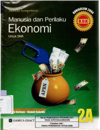 STANDAR KOMPETENSI 2 A : MANUSIA DAN PERILAKU EKONOMI SMA : KBK