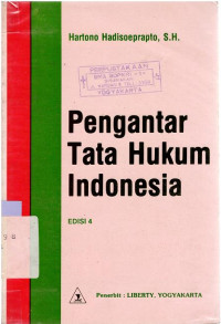 Pengantar tata hukum Indonesia