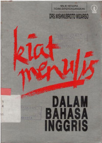 Kiat menulis dalam bahasa Inggris