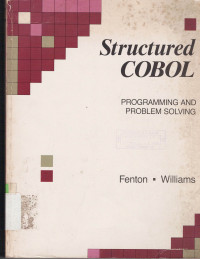 Structured cobol: programming and problem solving